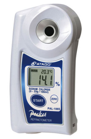 Refractómetro digital de Bolsillo para Agua Salada PAL-106S