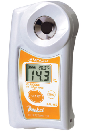Refractómetro Digital para Medir la Concentración de Glucosa