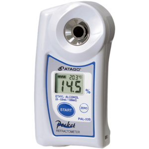 Refractómetro para Alcohol Etílico (ml/100ml) PAL-33S