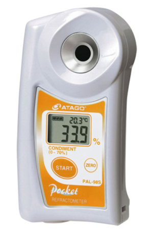 Refractómetro digital de Bolsillo para medir Condimentos PAL-98S