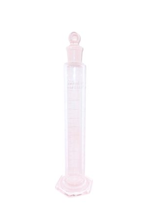 Probeta de cristal Clase A para medición de 500 ml